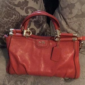 Leather satchel